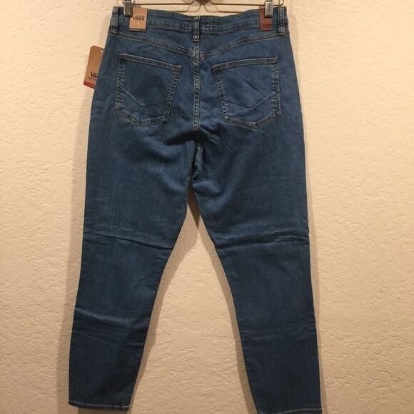 Vans High Rise Skinny 30 Blue Jeans Distressed Stretch - Picture 4 of 8